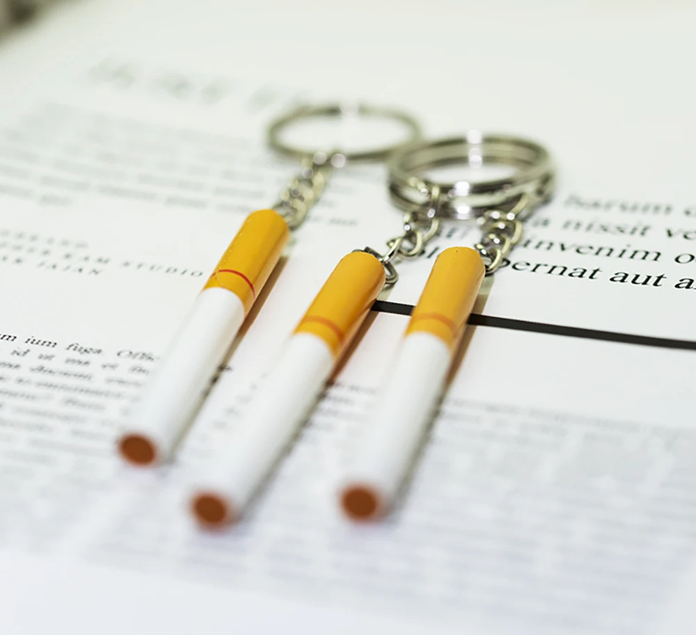 1 предмет модный сигареты ключ-брелок с цепочкой для женщин и мужчин мальчиков