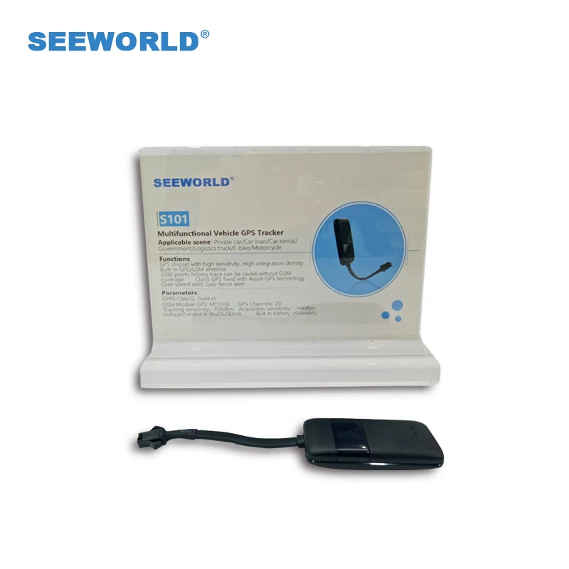 Водонепроницаемый GPS-трекер SEEWORLD S101 мини-устройство для отслеживания автомобиля