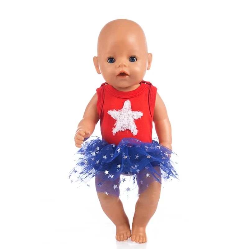 Подходит для новорожденных 17 дюймов 43 см кукла аксессуары одежды Рождественский