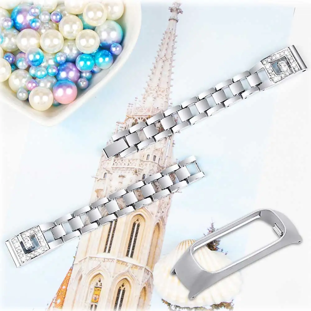 

For Galaxy Fit E R375 Watchband Replace Stainless Steel Durable Strap For Samsung Smart Watch Loop Band Women Men Watch Band