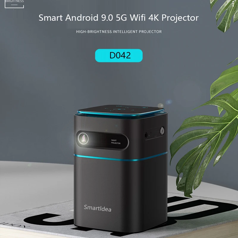 Smartldea Pico Smart Android9.0 проектор Wifi 1080P 4K Поддержка портативный proyector мини видео игра