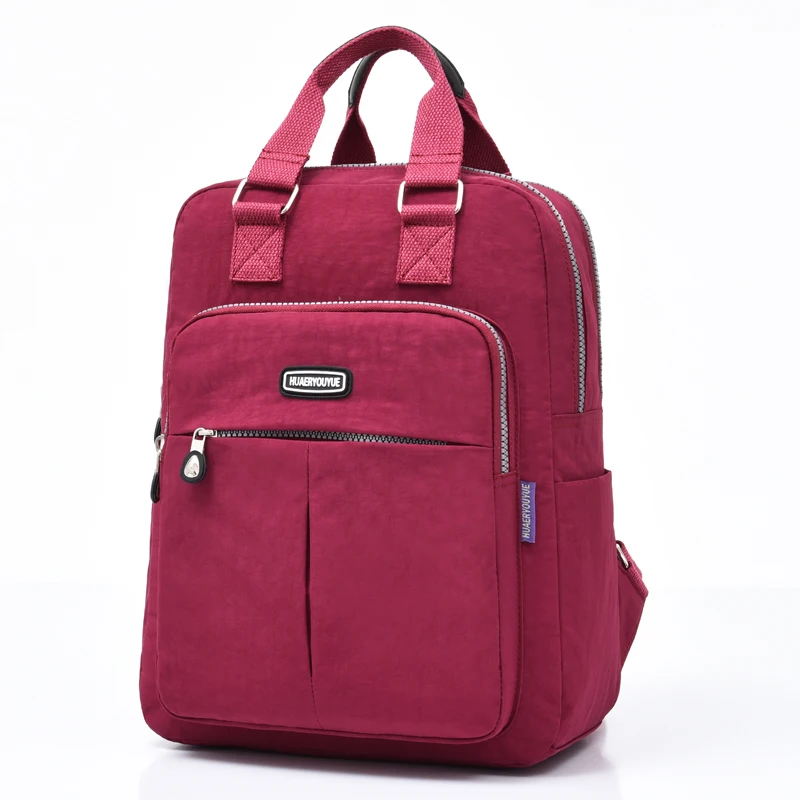 S Pink Bagpack Women Travel Backpack School Bags Square Bag 