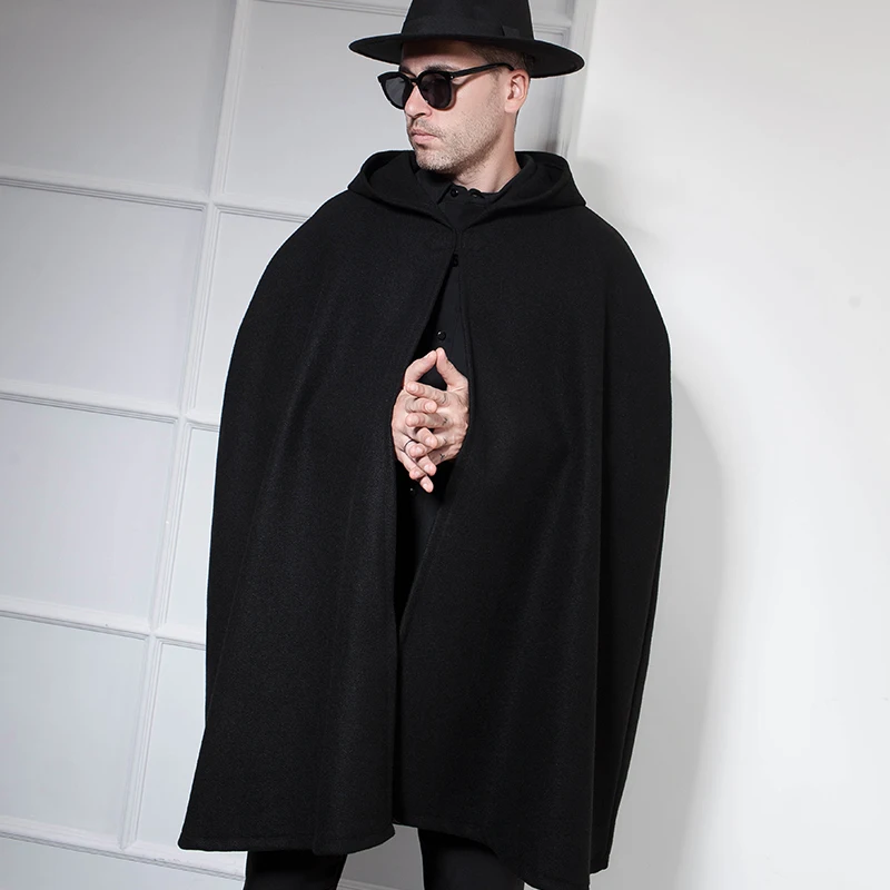 Шерстяное пальто длинное британский стиль Корейская версия свободное с