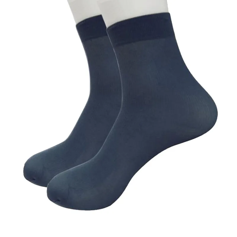 

1 Pairs Socks Men's Bamboo Fiber Socks Solid Color Business Adult Socks Soft Breathable Spring Summer Ultrathin For Male Socks