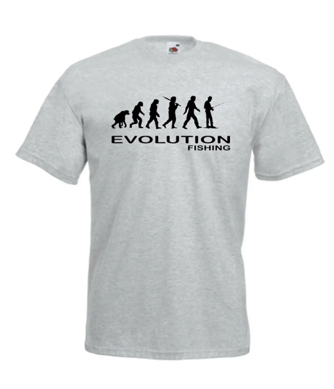 Эволюция Рыбалка забавная рыба подарок новый для мужчин женщин футболка Топ