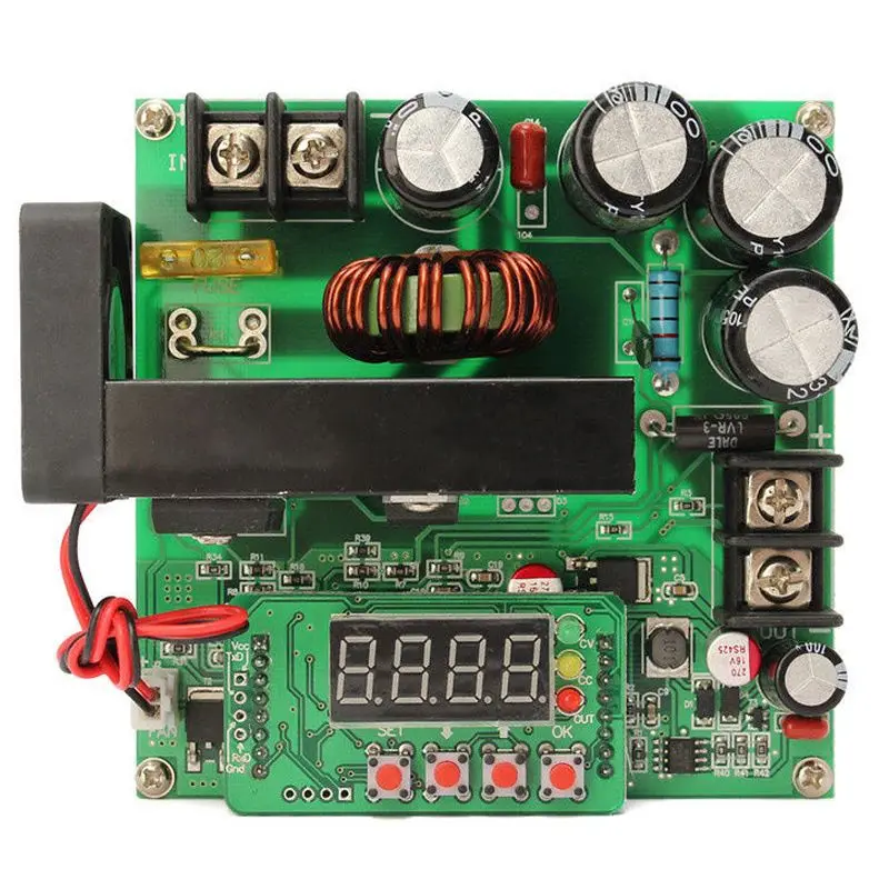 DC BST900W CNC Boost конвертер 8 60V шаг вверх 10 120V солнечная зарядка CVCC Новый|Инверторы и