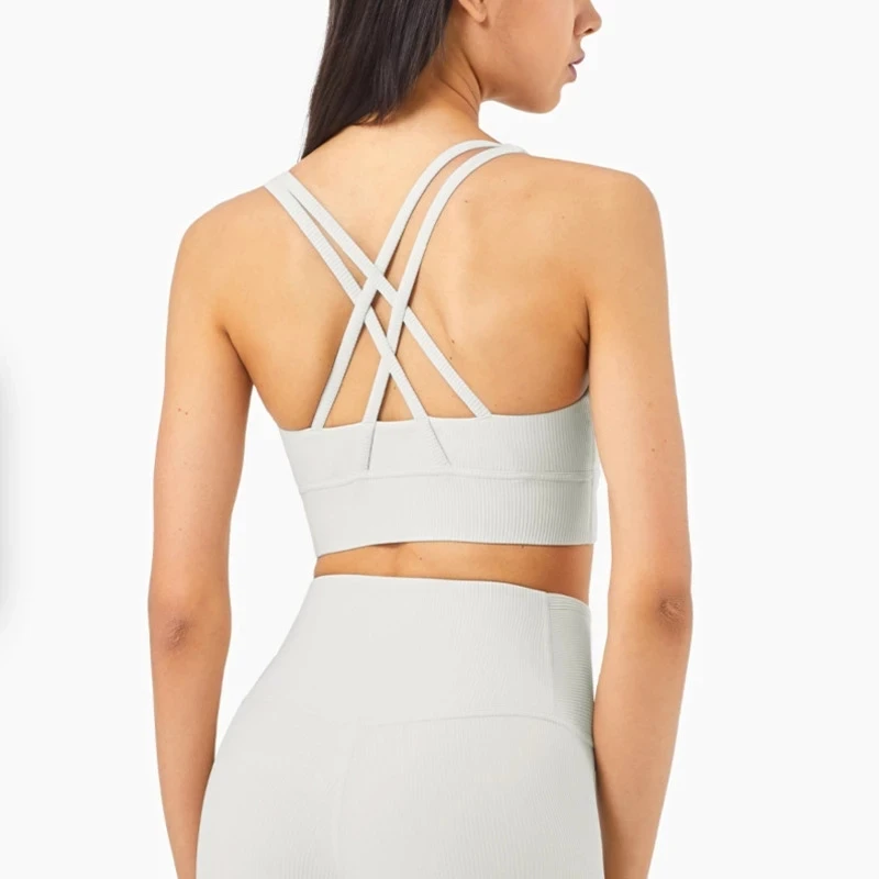 

Комплект для йоги эластичный бюстгальтер из эластичной ткани с резинкой для бега с задней талией леггинсы из мягкой ткани пикантный спорти...