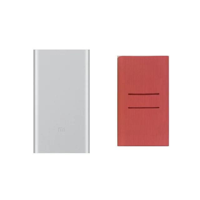 Silver Add Pink Xiao mi mi power Bank 2 Внешний аккумулятор 18 Вт Quick Charge power Bank 10000 PLM09ZM с двойным USB выходом для телефона - Цвет: Silver Add Pink