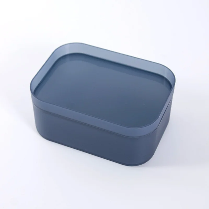

Desktop Multifunctional Frosted Cosmetics Storage Box Student Dormitory Plastic Partition Transparent Finishing Box