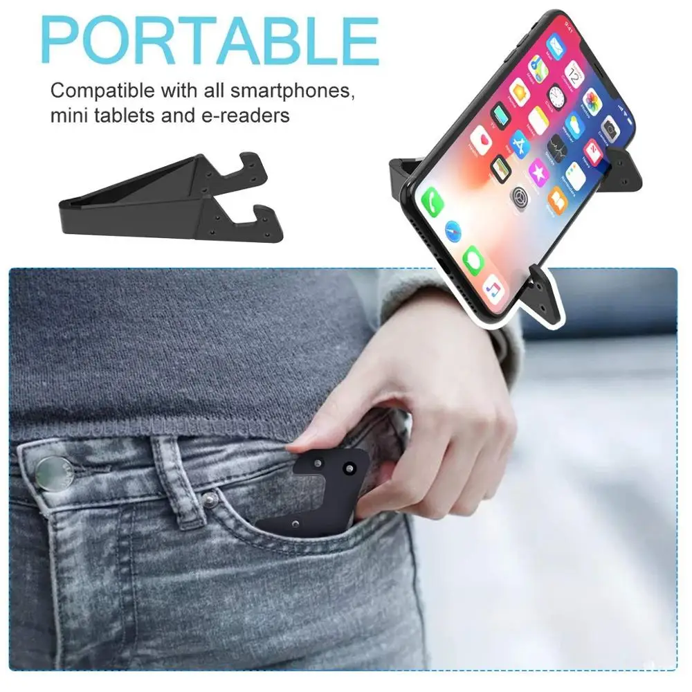 shellnail desktop phone holder foldable cellphone support stand for iphone x samsung tablet adjustable mobile phone holder stand free global shipping