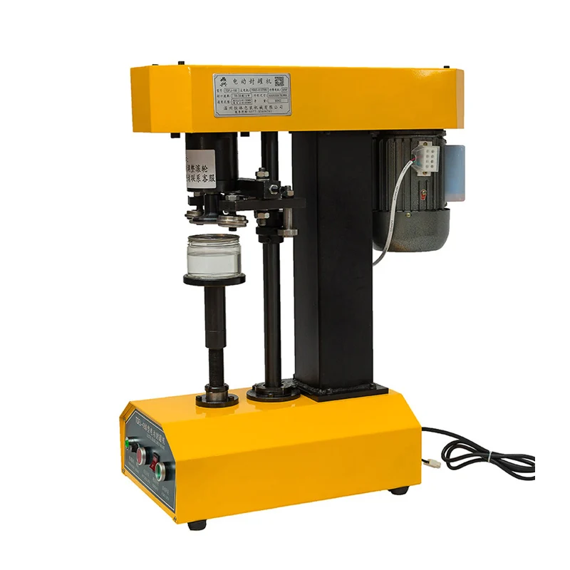 110 В 220 Электрическая жестяная машина для укупорки пластиковых бутылок и бумажных