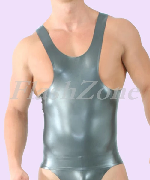 Латекс с заниженной талией резиновые топы для мужчин | Тематическая одежда и