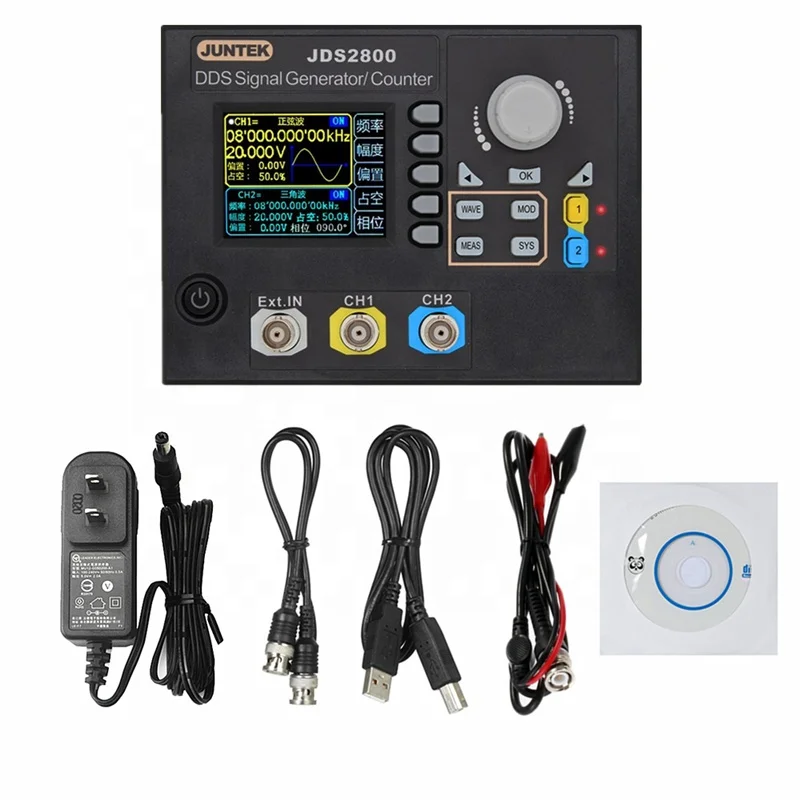 

JDS2800 15MHz Dual-channel DDS Function Signal Generator Arbitrary Waveform Software Signal Source