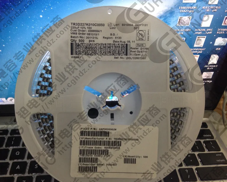 TR3D227K010C0050 VISHAY танталовые конденсаторы 220 мкФ/10V D Тип: 7343 Low ESR: 50mR | Строительство и