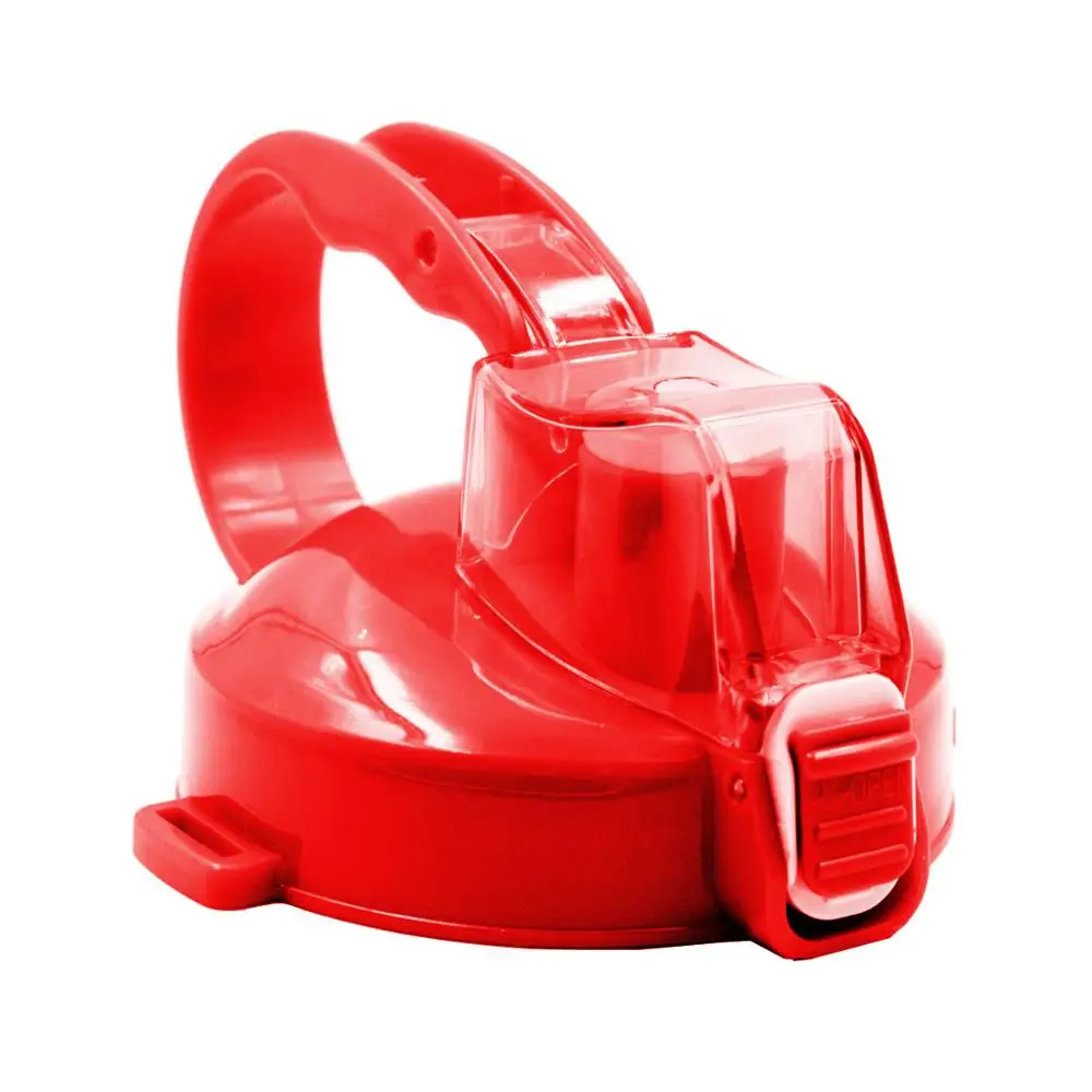 Red BuildLife Крышка для бутылки для 2L 3.8L 64oz 128oz галлоновая бутылка с ручкой портативная Питьевая солома ежедневные бутылки - Цвет: Red