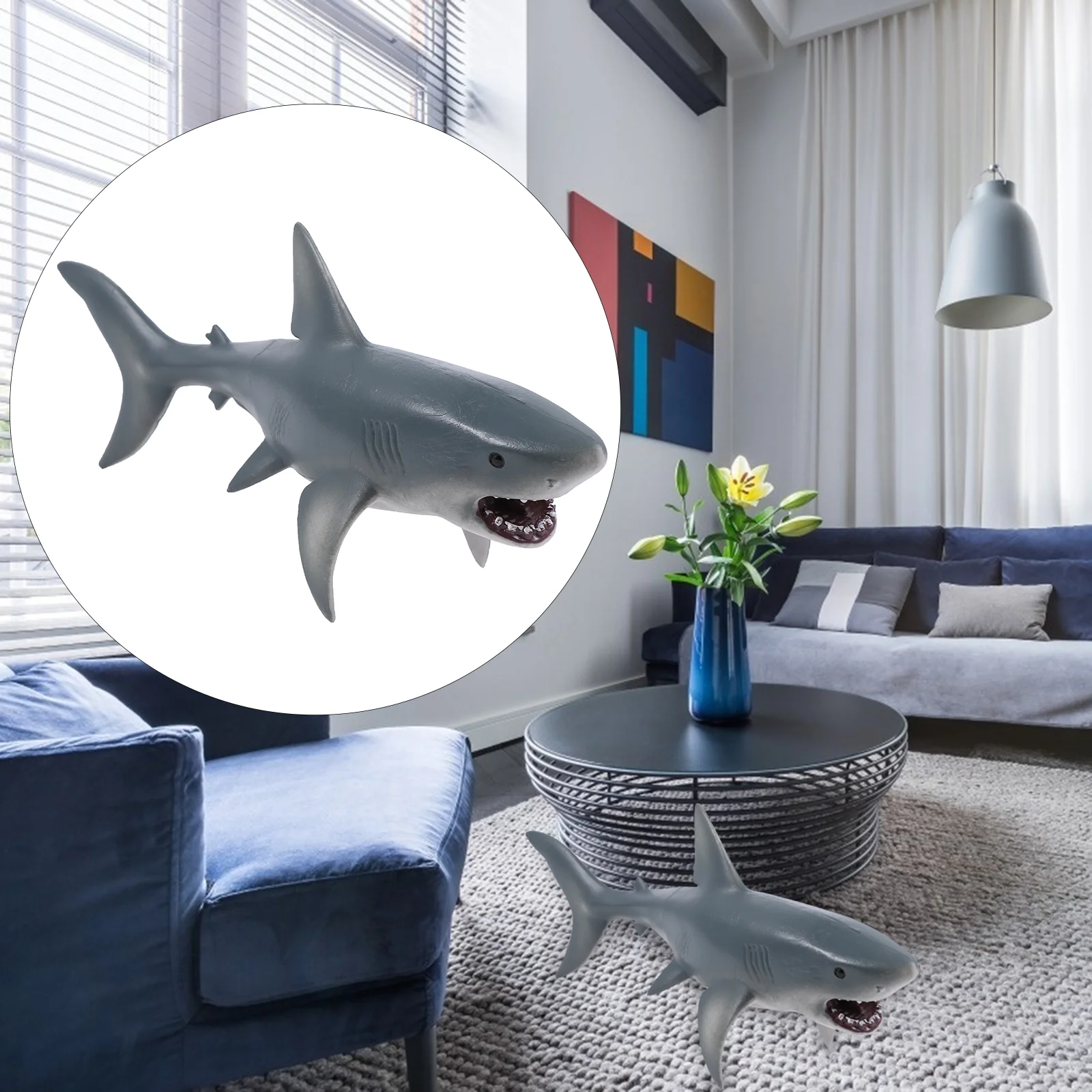 

1 шт., Игрушечная модель акулы, фигурка морского животного, детская игрушка