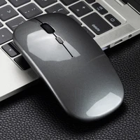 mouse wireless 2 4g dual mode bluetooth 5 0 mouse click silence ultra thin notebook desktop office mice rechargeable