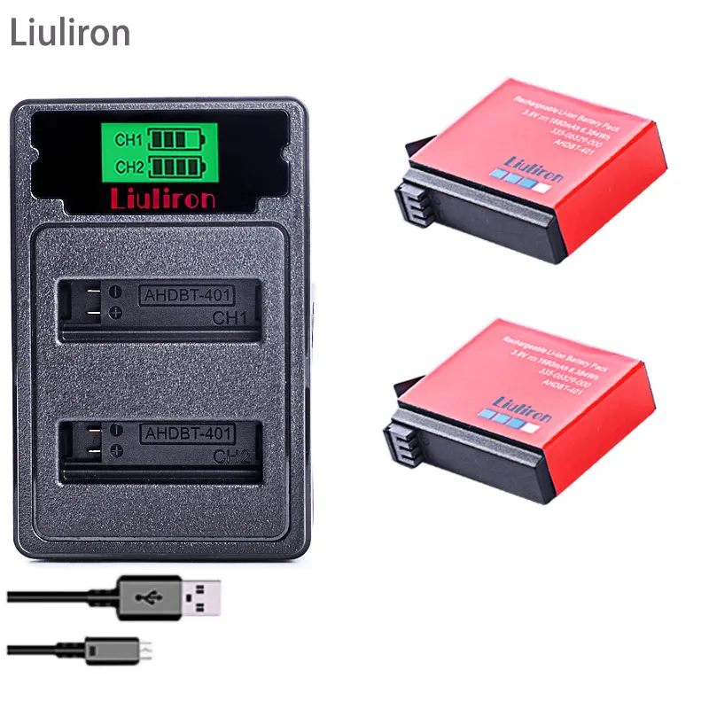 Go pro Hero 4 батарея 3,7 V батарея Hero4+ type-c DUAL USB зарядное устройство для GoPro Hero4 HERO 4 gopro4 аксессуары для камеры