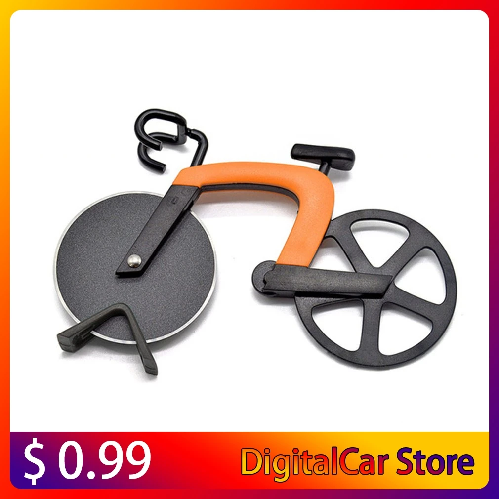 

Bicycle Pizza Cutter Bike Wheel Pizza Chopper Bike Roller Pizza Slicer Pizza Cutting Knifes Kitchen Gadget