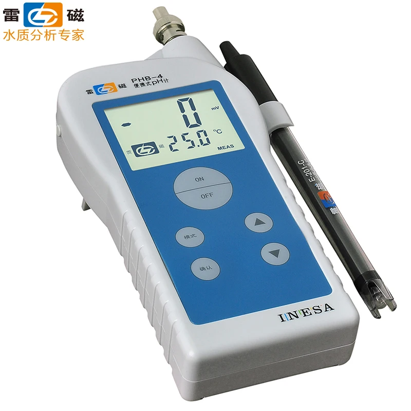 

Shanghai Lei magnetic PHB-4 type PH counting display portable acidity meter PHSJ-260 laboratory acid and alkali PH meter