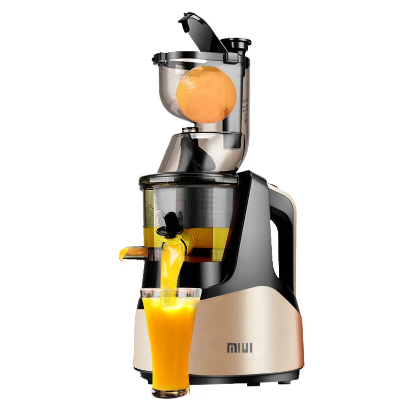 

Slow Juicer 7LV Screw Cold Press Extractor FilterFree Easy Wash Electric Fruit Juicer Machine Large Caliber 2020Multi-Color