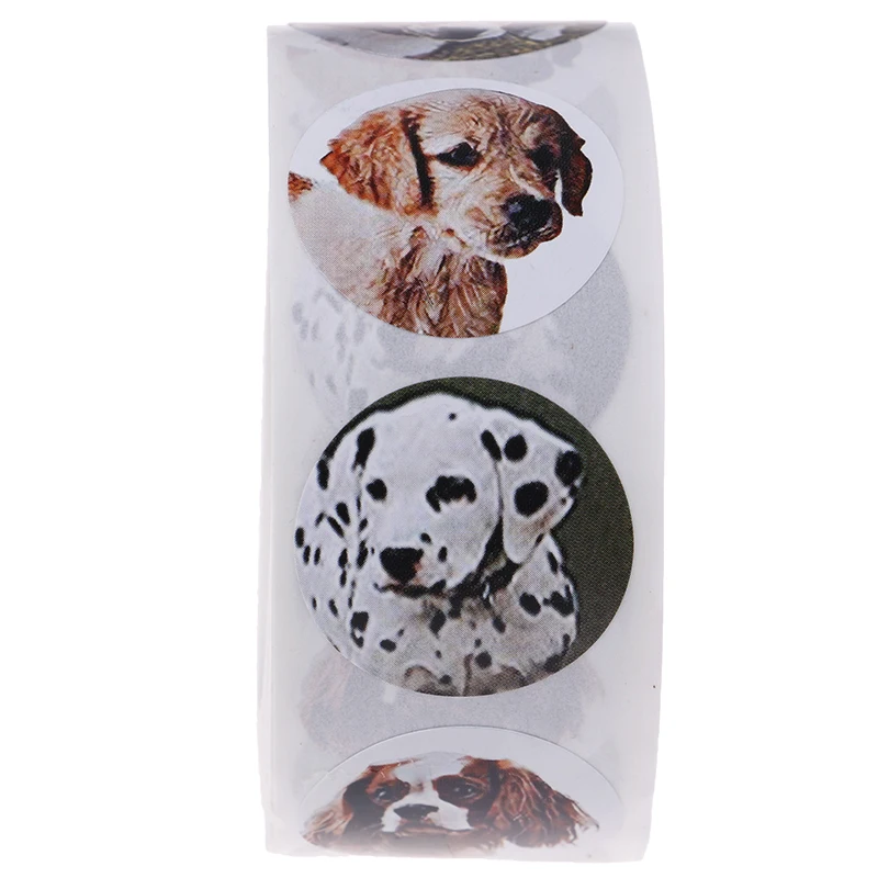 500pcs/set Blank Round /dog reward Craft Stickers DIY For Package Gift | Дом и сад