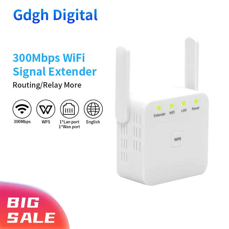 

Беспроводной расширитель Wi-Fi 300 Мбит/с Wi-Fi ретранслятор 2,4G Wi-Fi маршрутизатор широкий диапазон усилитель домашний усилитель сигнала Wi-Fi с 1*100M ...