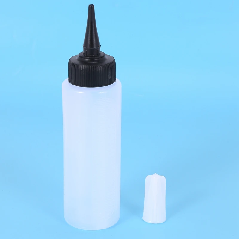 

150ml Salon Hair Color Measuring Applicator Bottle Scale Hairdressing Tool