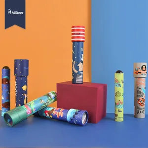 MiDeer Монтессори Вращающийся Красочные линза калейдоскопа творческие нижнее белье с рисунком из мультфильма Трусы Magic классические обучающие игрушки для детей