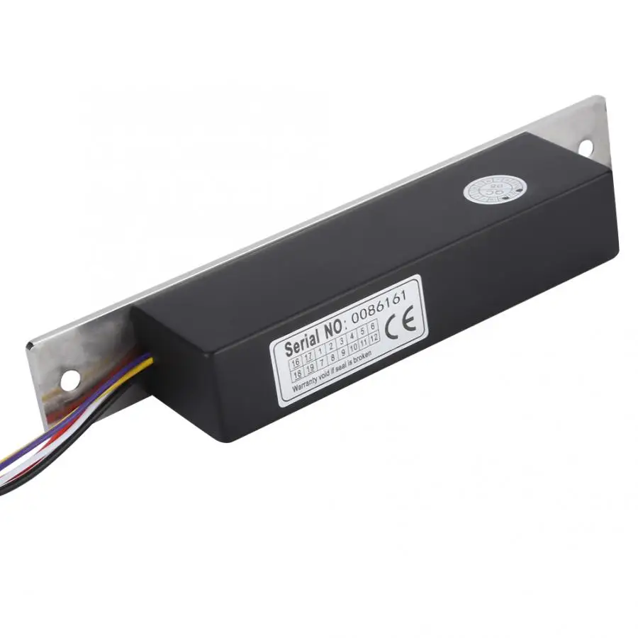 Новый Электрический магнитный дверной замок постоянного тока 12 В/24 В 1000 кг