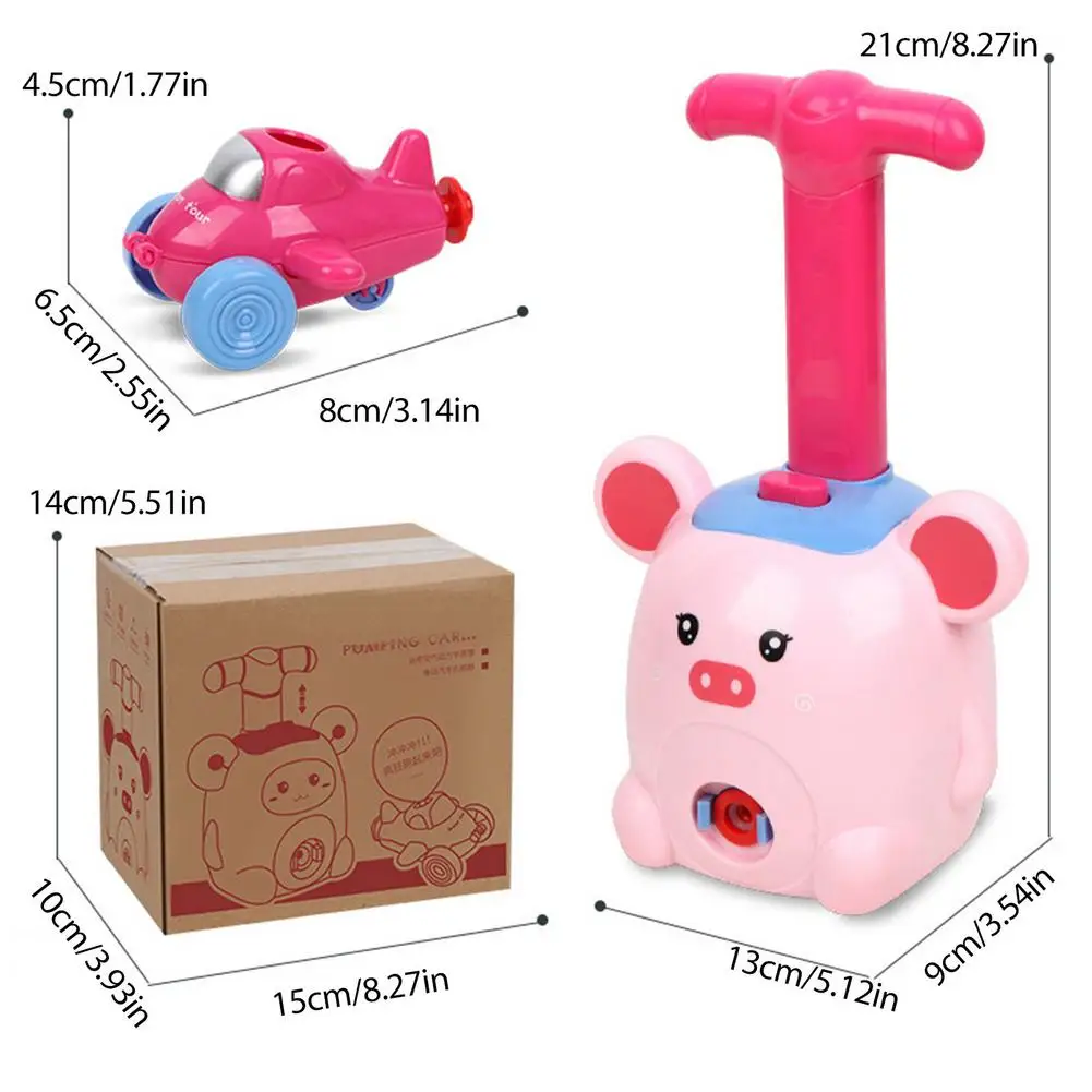 

Inertial Power Balloon Car Toy Education Science Experiment Toy Puzzle Fun Inertial Power Car Balloon Toys For Children Gift