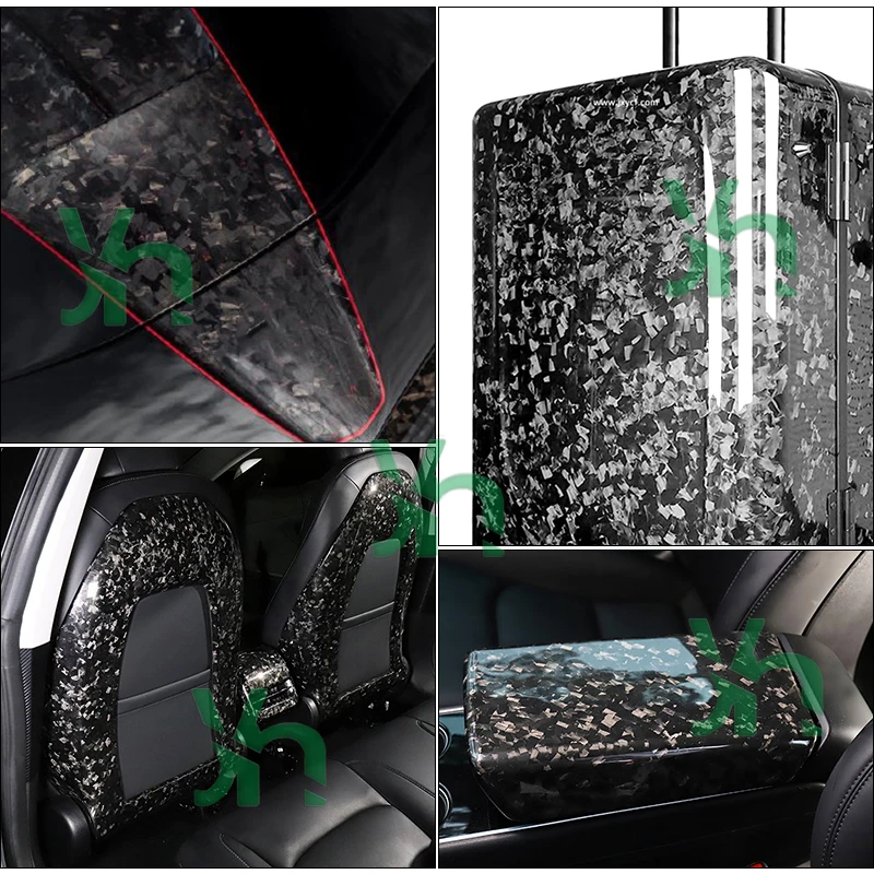 12k forged carbon fiber prepreg messy carbon fiber texture marble pattern mobile phone case auto parts surface decoration free global shipping