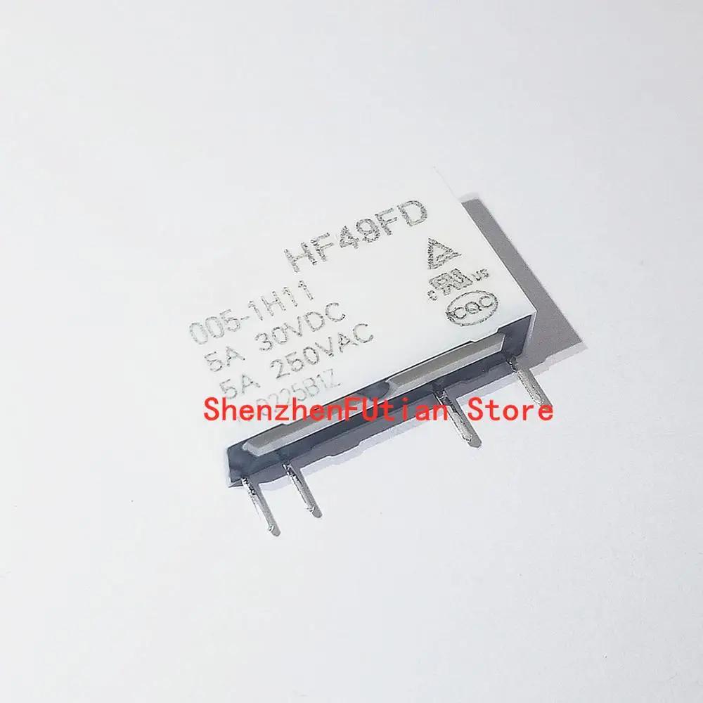 5 шт., 4 контакта, Φ реле 5VDC 12VDC 24VDC 5A 250VAC 30VDC