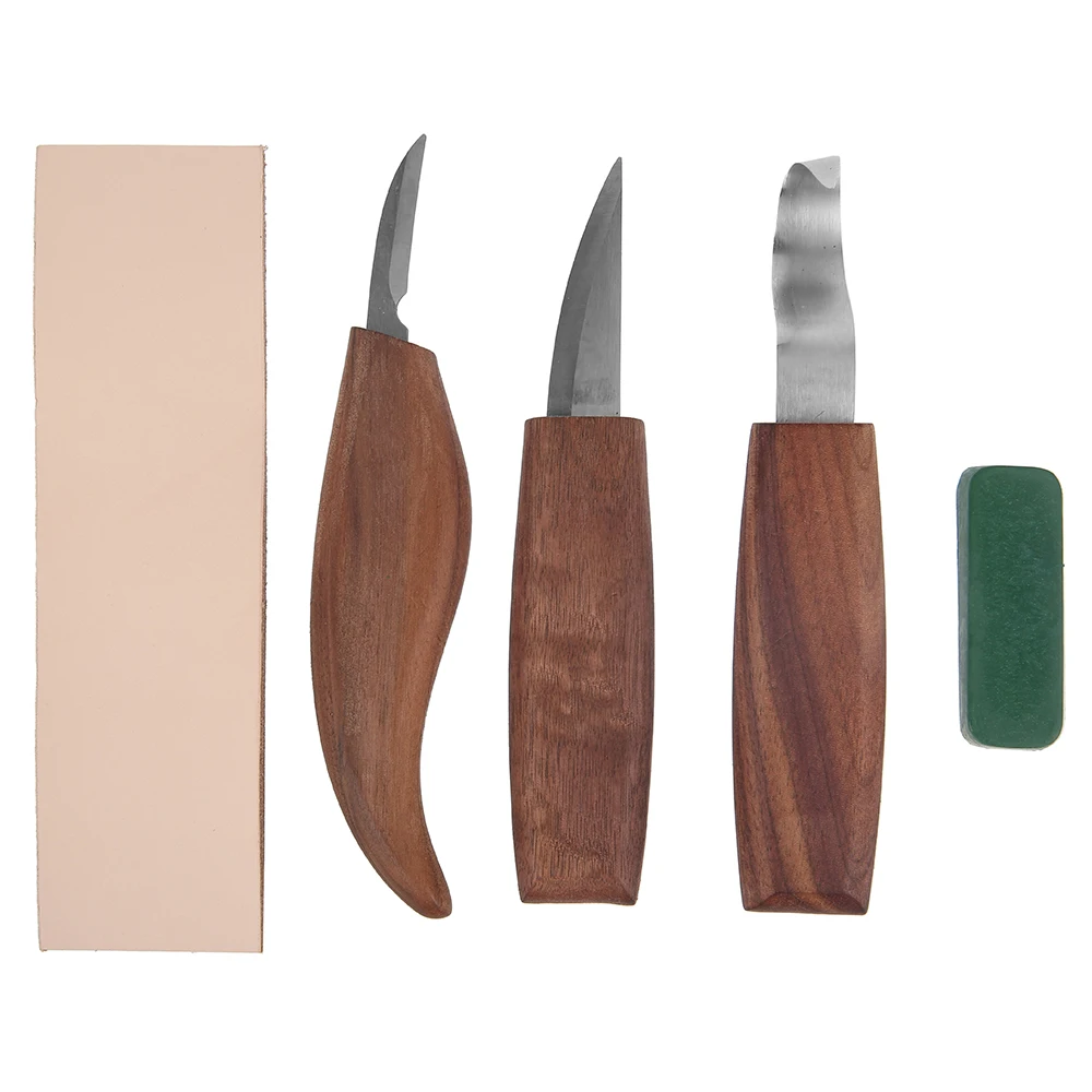 

7pcs/set Wood Woodworking Cutter Hand Tool Kit DIY Peeling Woodcarving Sculptural Spoon Carving Cutter Wood Carving Knife Tool