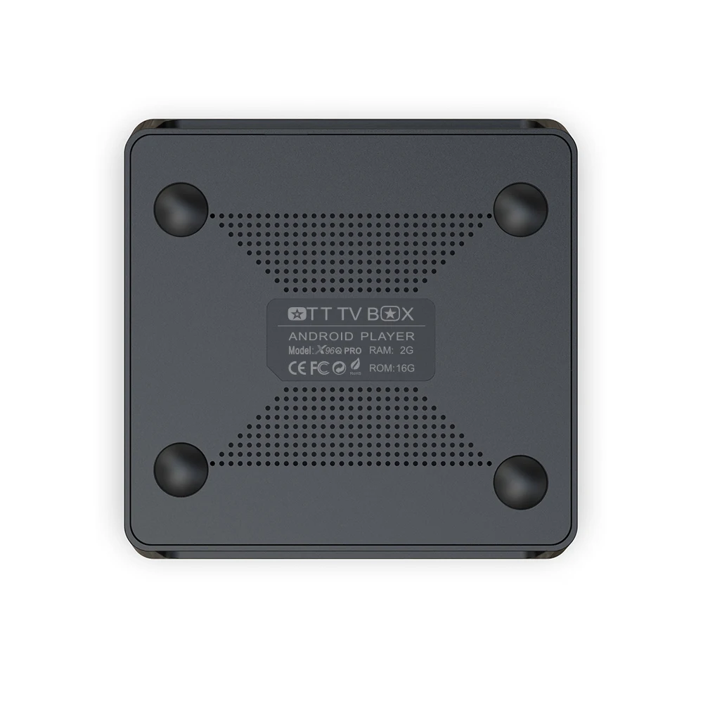 Приставка Смарт-ТВ X96Q PRO android 10 0 4k 2 4 дюйма Wi-Fi | Электроника