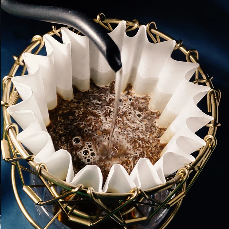 Креативный металлический фильтр для кофе ручной Дырокол кофейный чашка