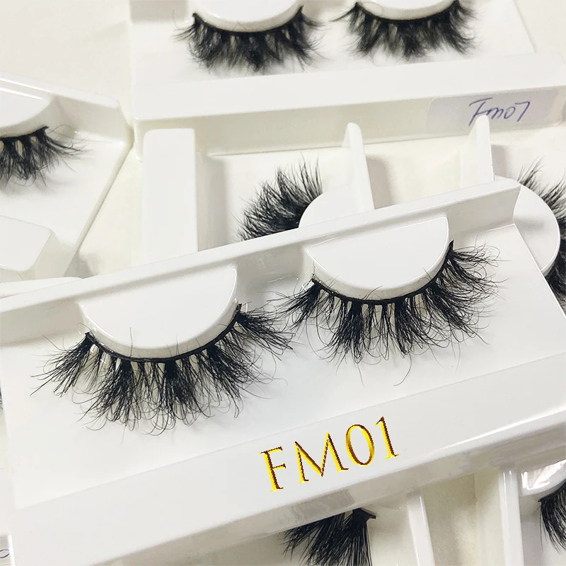 

1 Pair Mink Lashes Super Fluffy Soft Wispy Volume 3D Mink Lashes Natural Long False Eyelash Resuable Dramatic Mink Lashes Makeup