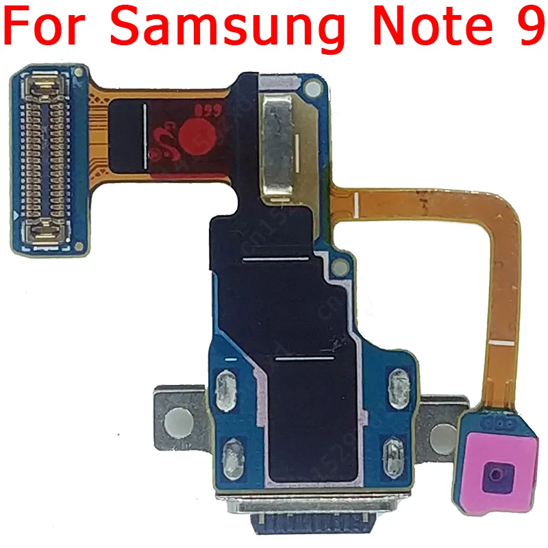 Оригинальная USB плата для зарядки Samsung Note 9 зарядный порт Galaxy гибкий кабель PCB док