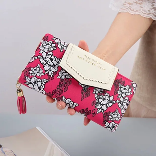 Кошелек женский длинный с ремешком 6 цветов | Багаж и сумки