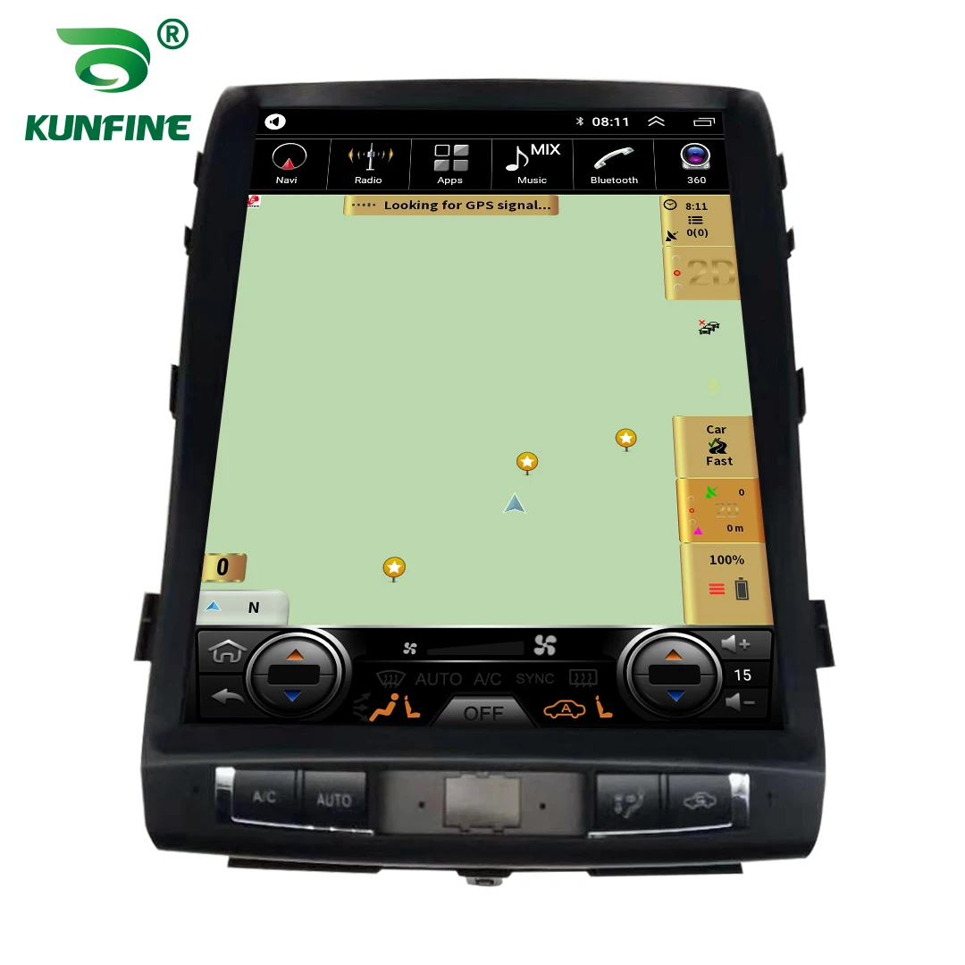 Tesla экран Octa Core 4 Гб RAM 64GM ROM Android 10 0 автомобильный DVD GPS плеер Deckless Car Stereo для Toyota Land