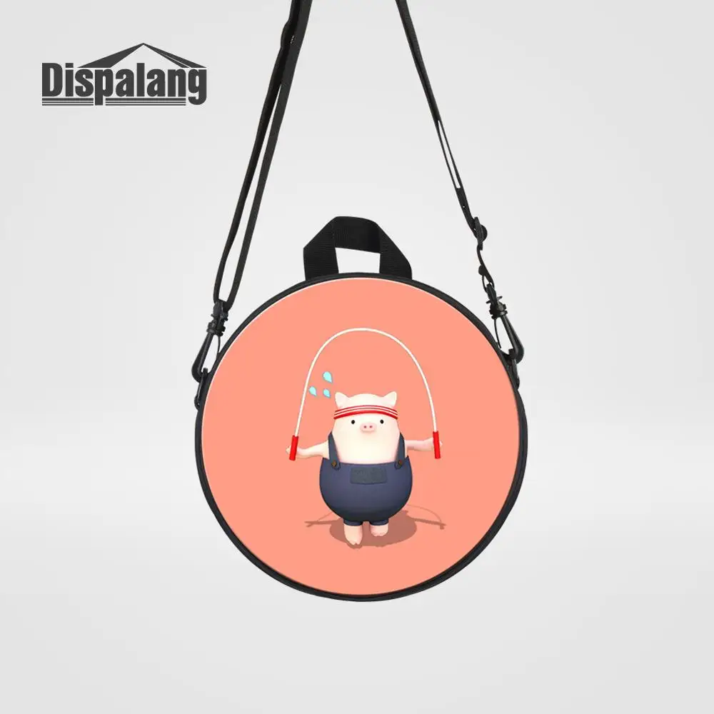 Backpack27 Dispalang новые Мультяшные детские сумки-мессенджеры с принтом лисы для девочек милые животные круглые Rugtas детские мини сумки через плечо - Цвет: Backpack27