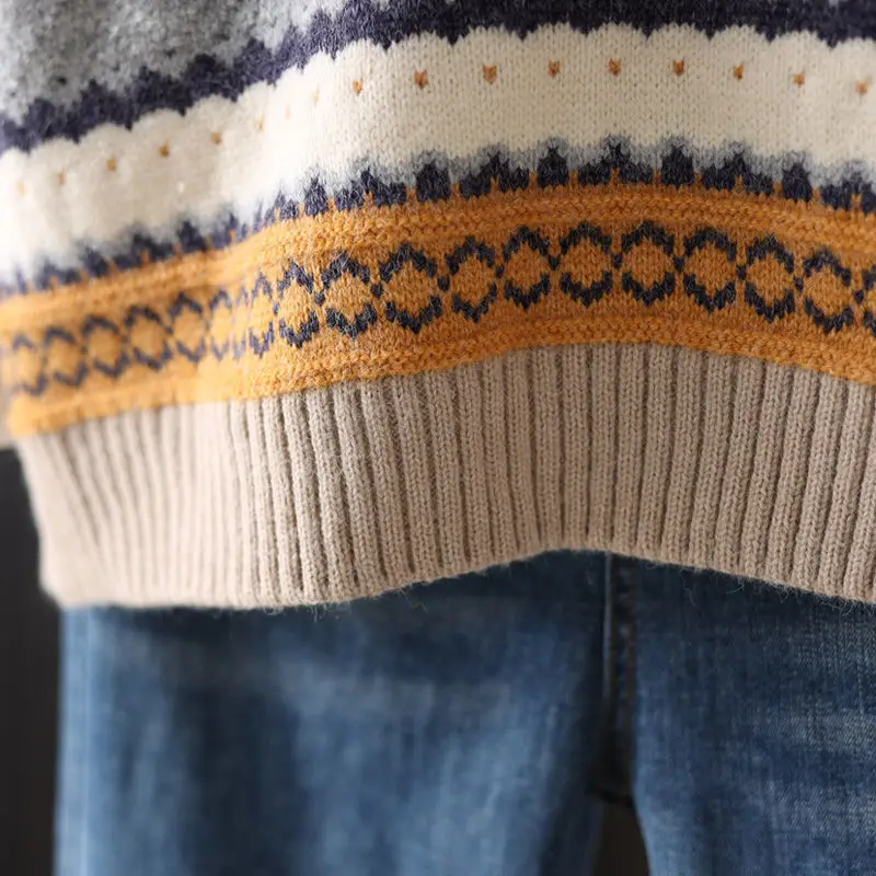 

Sweater Vest Knitted Argyle V-neck Casual Loose Pullover High Quality Vintage Sleeveless Autumn Simple Female Tops Jumper Vests