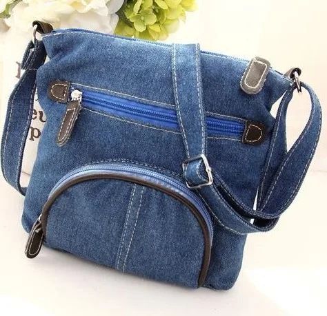 

Fashion Womens Handbags Version Leisure Straddle Summer Small One Shoulder Portable Sen Women's Denim Bag Purses