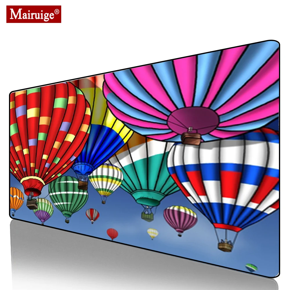 

Коврик для мыши с воздушным шаром, большой коврик для мыши в турецком стиле, цветной, 90x40 см, игровые аксессуары, Настольный коврик