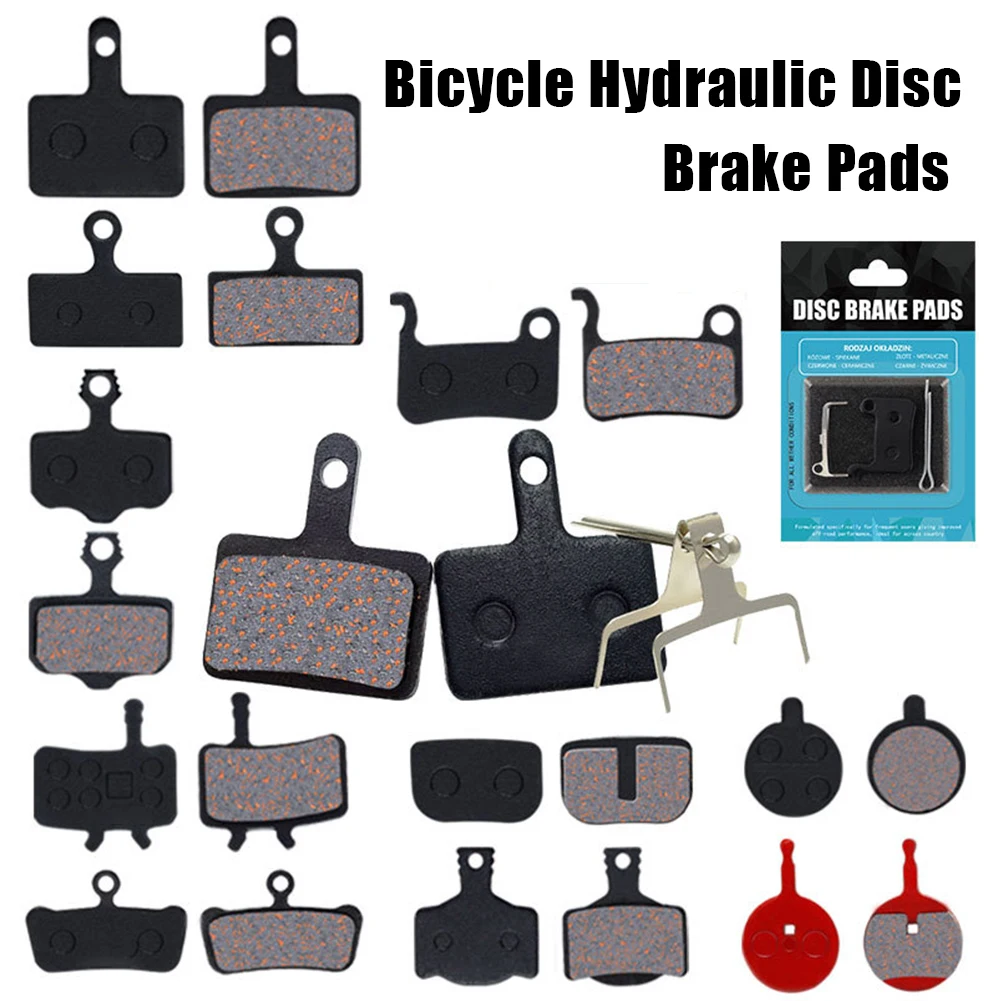 

2 Pairs MTB Bicycle Hydraulic Disc Brake Pads Semi-Metallic Bike Brake For SHIMANO SRAM AVID HAYES Cycling Bike Part