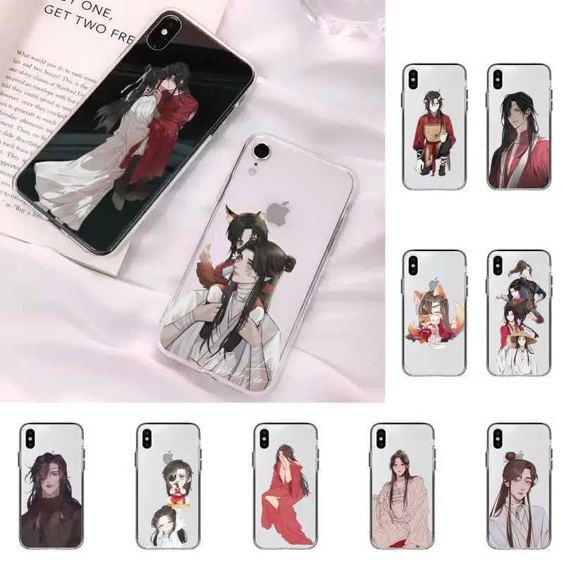 

Aesthetic Chinese style Tian Guan Ci Fu Phone Case for iphone 11 12 13 mini pro XS MAX 8 7 6 6S Plus X 5S SE 2020 XR