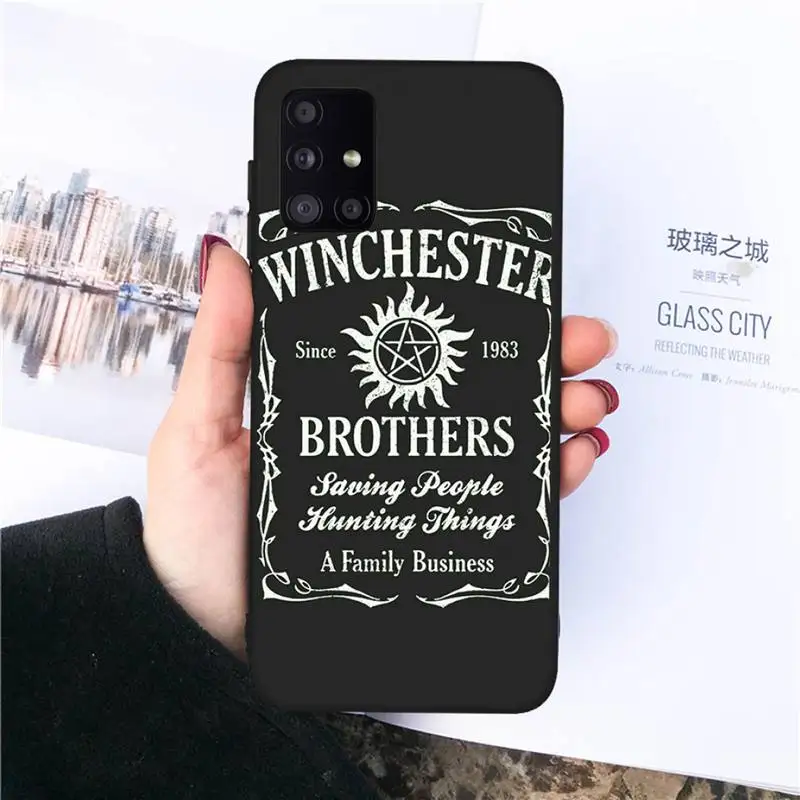 

supernatural Phone Case For Samsung galaxy S 7 8 9 10 20 edge A 6 10 20 30 50 51 70 note 10 plus
