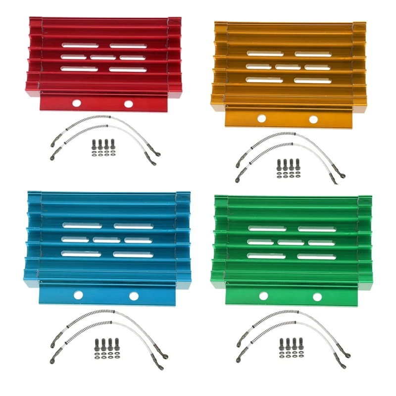 

Motorcycle Oil Cooler Oil Radiator Kit Aluminum Alloy for 50CC 70CC 110CC 150CC 250CC Motorcycle ATV PIT BIKES