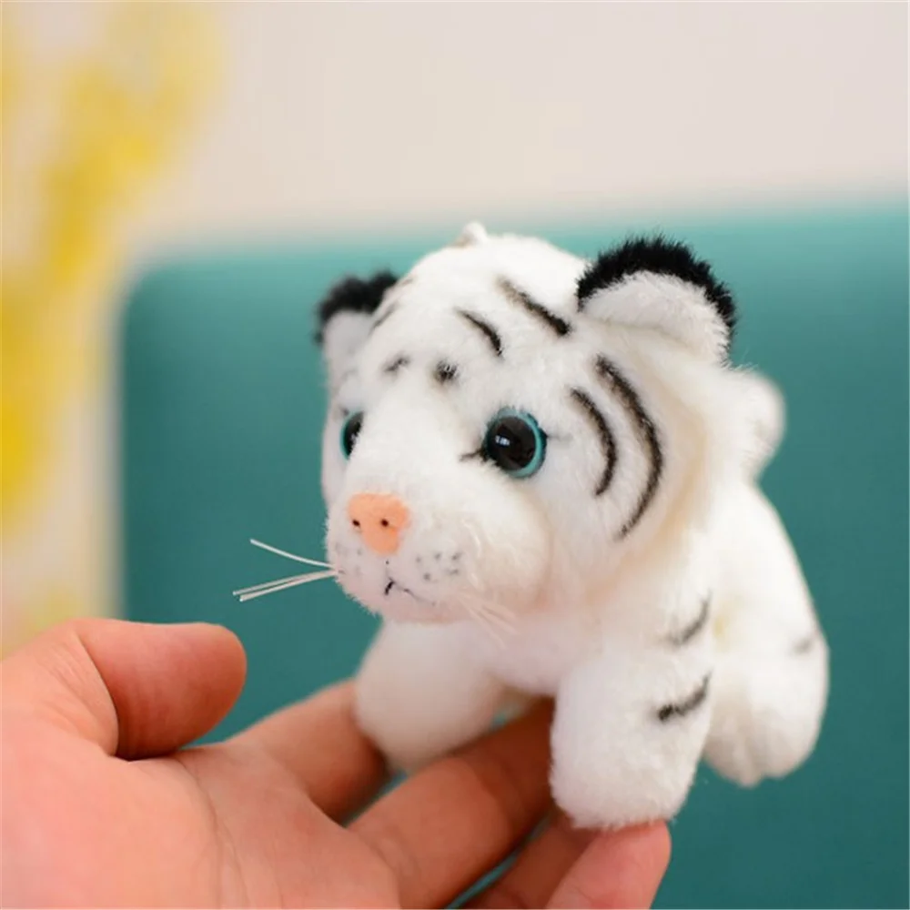 

10Cm Key Chain Plush Animal Doll Plush Stuffed Tiger Toy Kawaii Tiger Soft Stuffed Doll Room Decor Toy Kids Girlfriend Gift