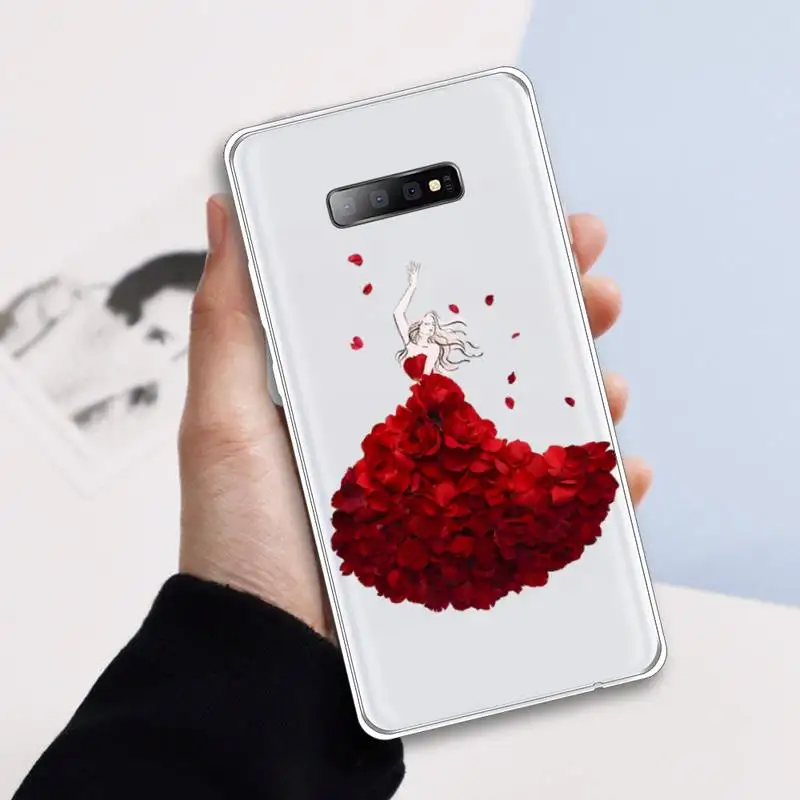 

Imaginative Illustrations Phone Case Transparent For Samsung Galaxy A71 A21s S8 S9 S10 plus note 20 ultra